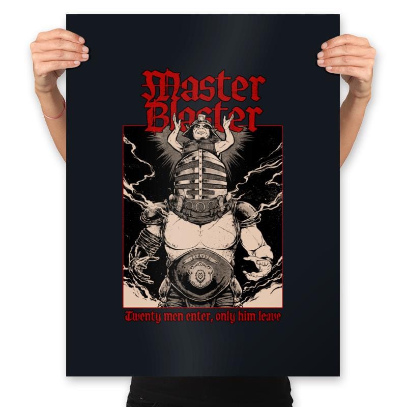 Master and Blaster - Prints Posters RIPT Apparel 18x24 / Black