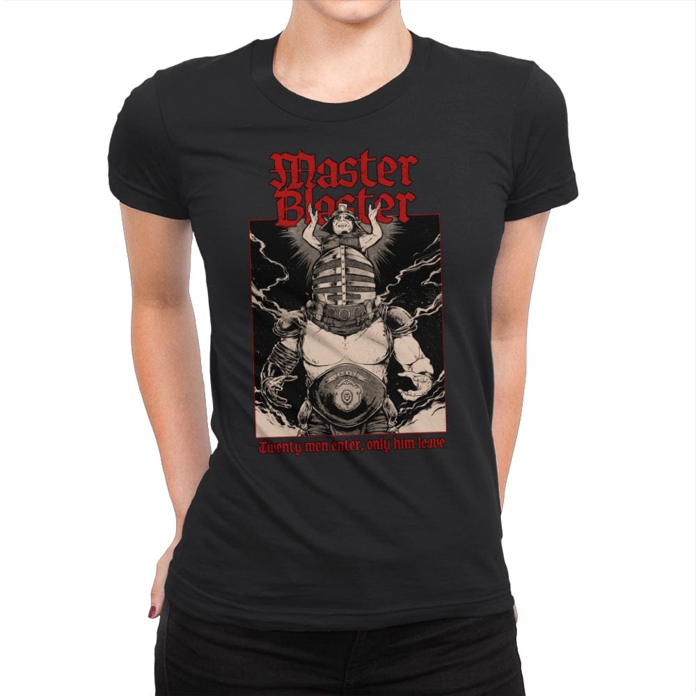 Master and Blaster - Womens Premium T-Shirts RIPT Apparel Small / Black