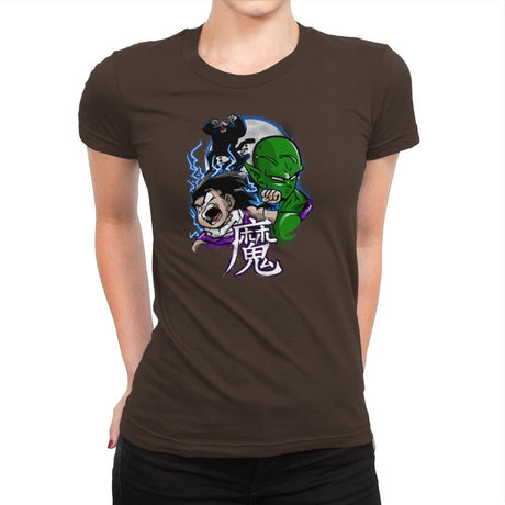 Master and Student - Graffitees - Womens Premium T-Shirts RIPT Apparel Small / Dark Chocolate