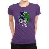 Master and Student - Graffitees - Womens Premium T-Shirts RIPT Apparel Small / Purple Rush