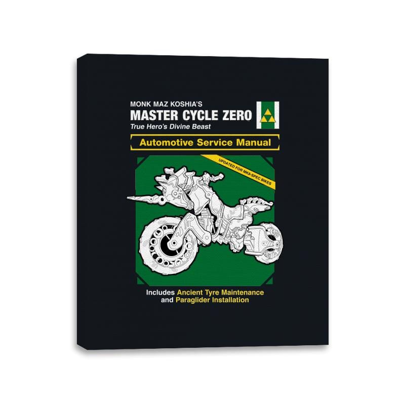 Master Cycle Service Manual - Canvas Wraps Canvas Wraps RIPT Apparel 11x14 / Black