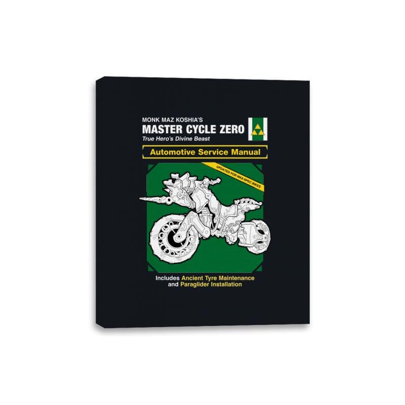 Master Cycle Service Manual - Canvas Wraps Canvas Wraps RIPT Apparel 8x10 / Black