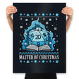 Master Of Christmas - Prints Posters RIPT Apparel 18x24 / Black