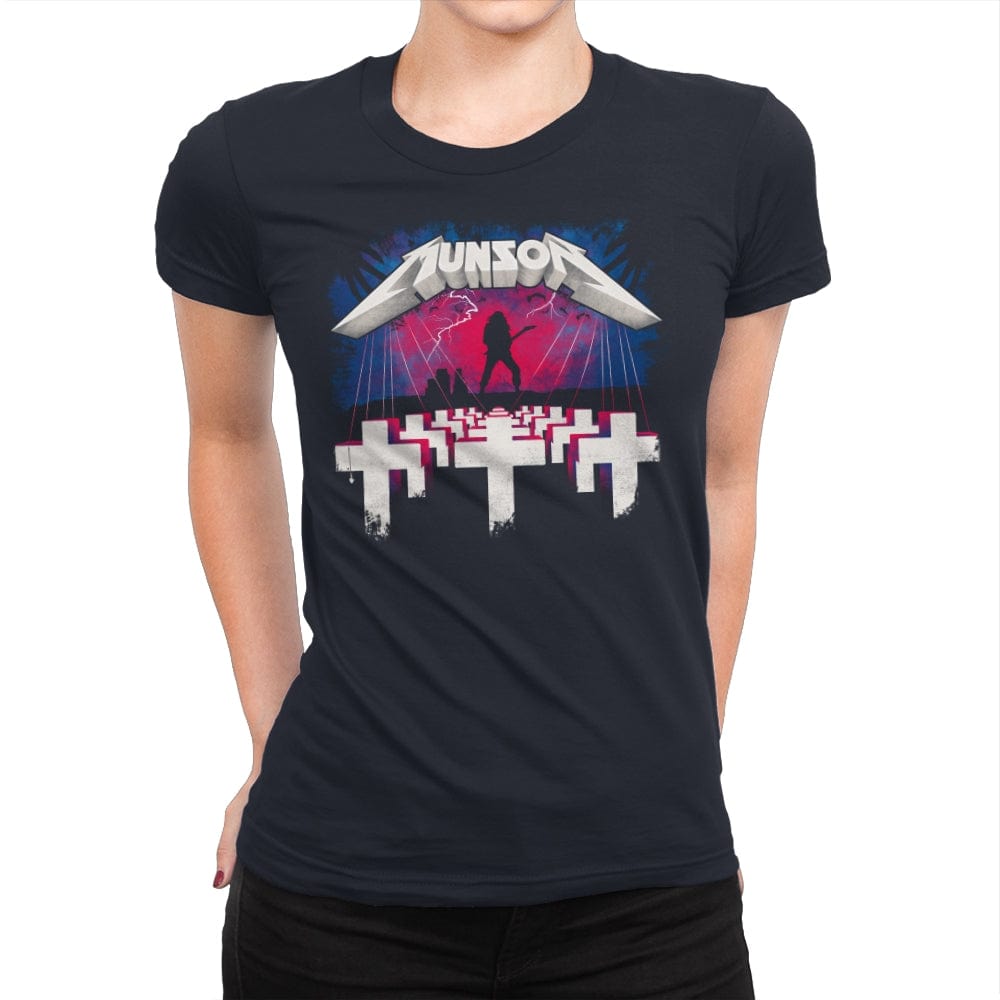 Master of Metal - Best Seller - Womens Premium T-Shirts RIPT Apparel Small / Midnight Navy