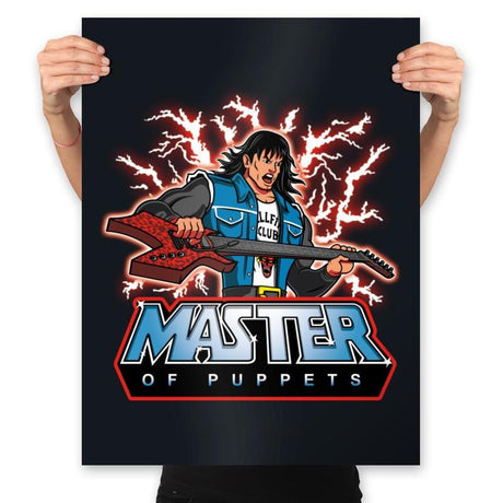 Master of Metal - Prints Posters RIPT Apparel 18x24 / Black