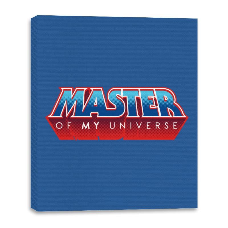 Master Of My Universe - Canvas Wraps Canvas Wraps RIPT Apparel 16x20 / Royal