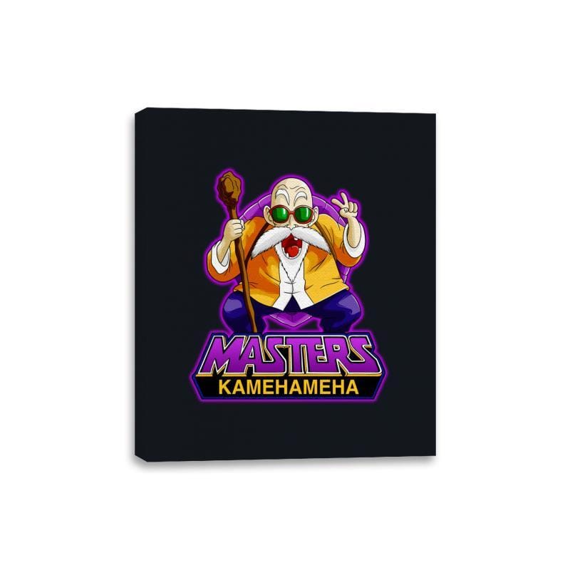 Masters Kamehameha - Canvas Wraps Canvas Wraps RIPT Apparel 8x10 / Black