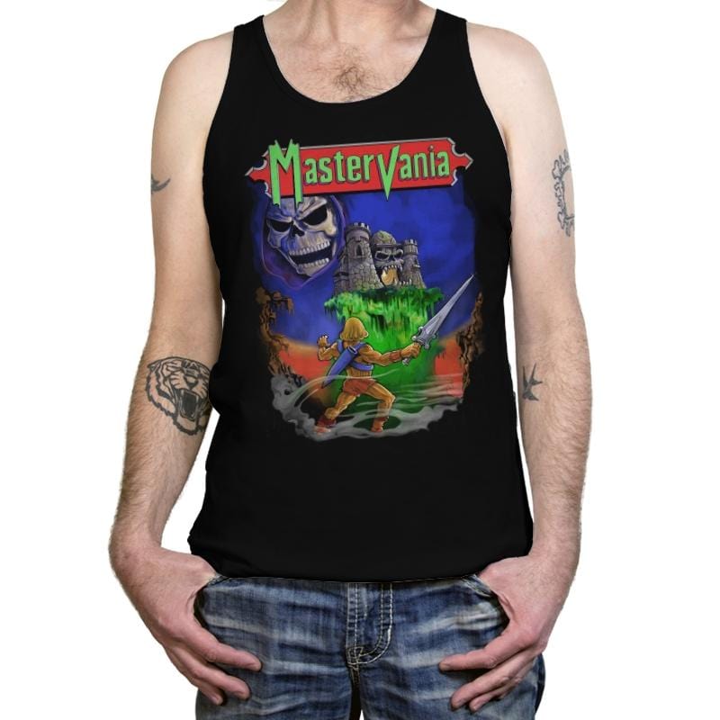 Mastervania - Tanktop Tanktop RIPT Apparel X-Small / Black