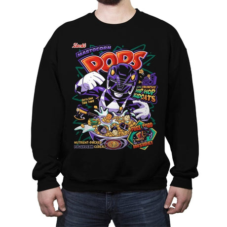 Mastocorn Pops - Crew Neck Sweatshirt Crew Neck Sweatshirt RIPT Apparel Small / Black