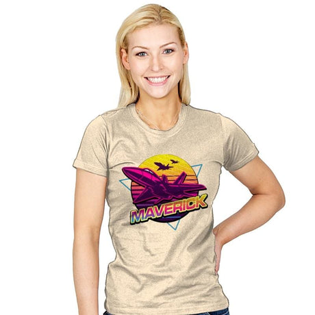 Maverick - Womens T-Shirts RIPT Apparel Small / Natural