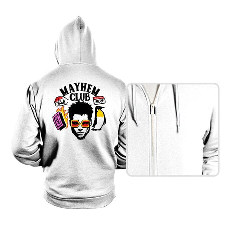 Mayhem Club - Hoodies Hoodies RIPT Apparel Small / White