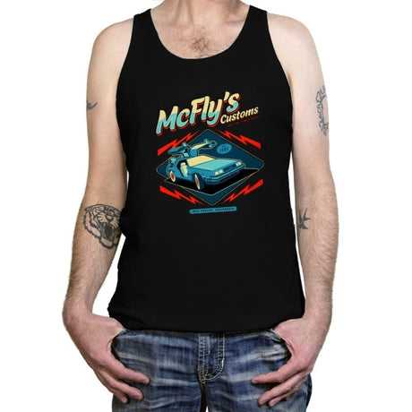 McFly Customs - Tanktop Tanktop RIPT Apparel X-Small / Black