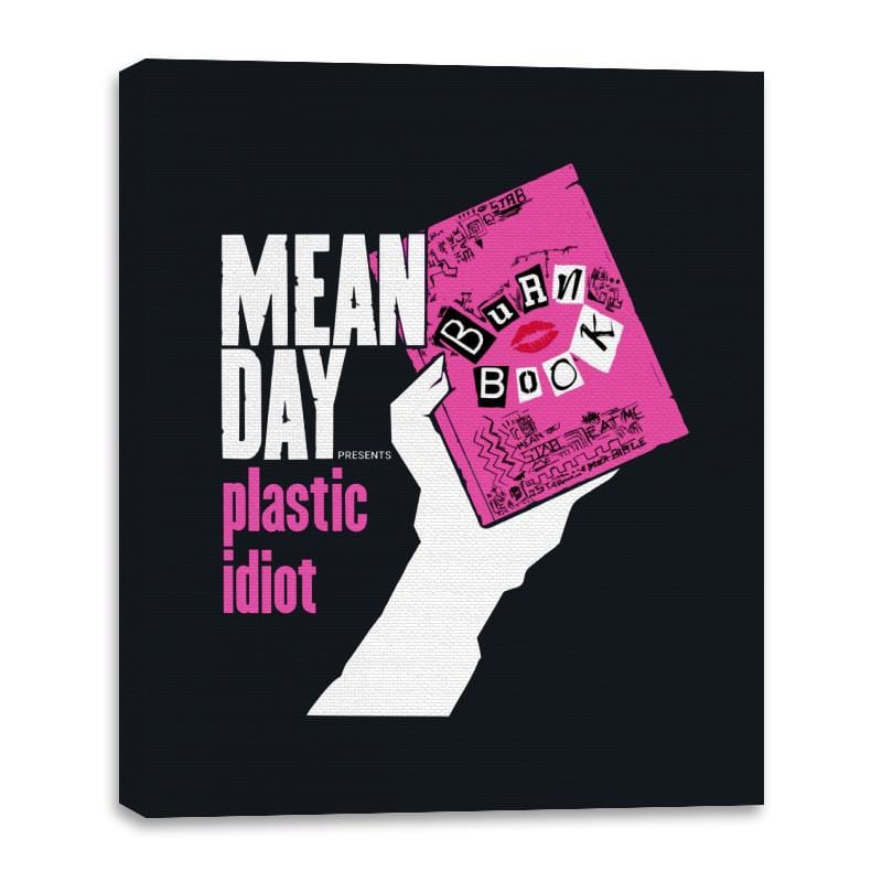 Mean Day - Canvas Wraps Canvas Wraps RIPT Apparel 16x20 / Black