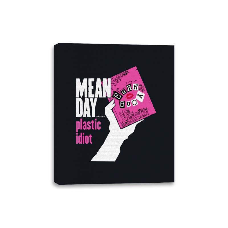 Mean Day - Canvas Wraps Canvas Wraps RIPT Apparel 8x10 / Black