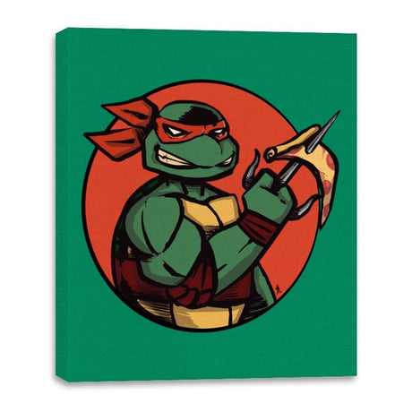 Mean Slice - Canvas Wraps Canvas Wraps RIPT Apparel 16x20 / Kelly