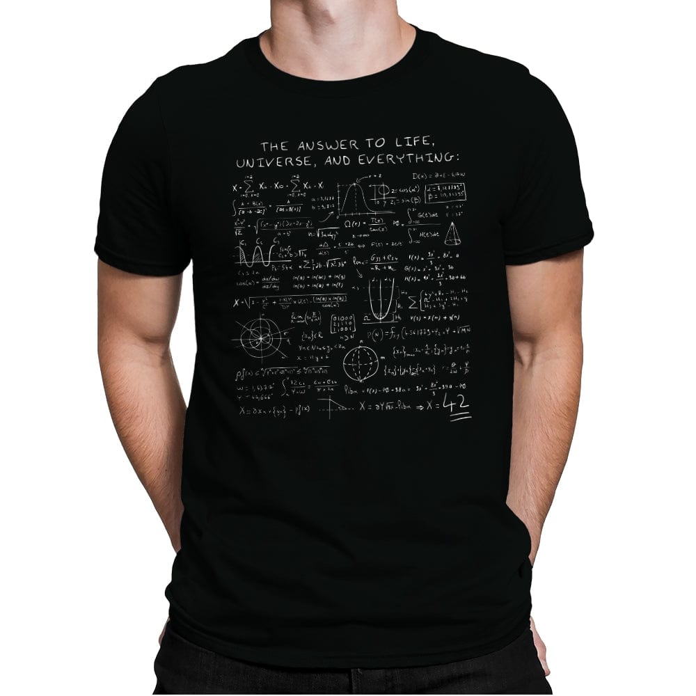 Meaning of Life - Mens Premium T-Shirts RIPT Apparel Small / Black