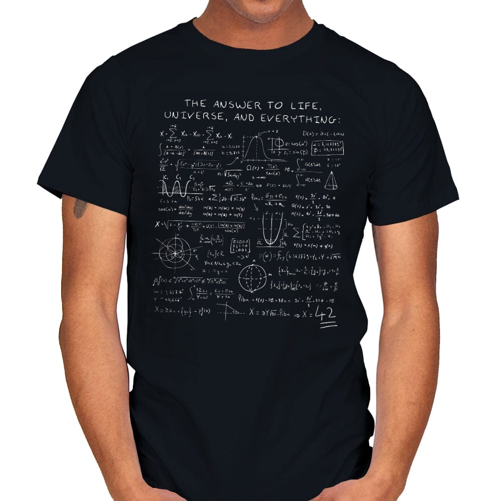 Meaning of Life - Mens T-Shirts RIPT Apparel Small / Black