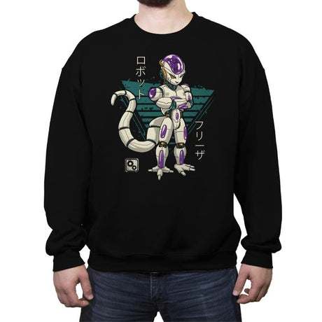 Mecha Emperor - Crew Neck Sweatshirt Crew Neck Sweatshirt RIPT Apparel Small / Black