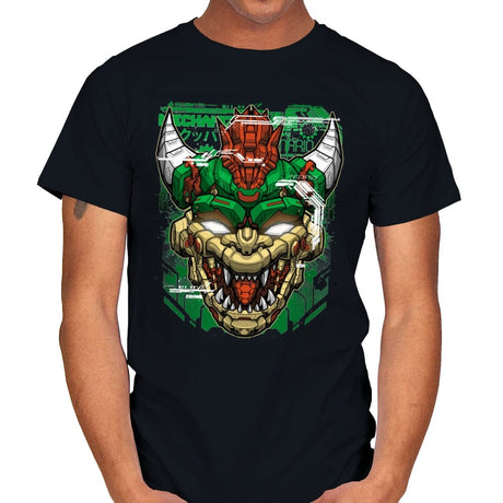 Mecha King - Mens T-Shirts RIPT Apparel Small / Black