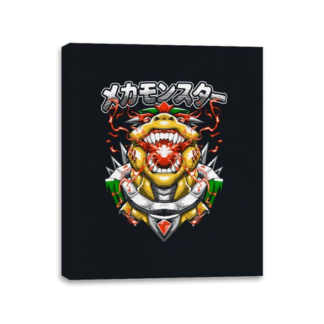 Mecha Monster - Canvas Wraps Canvas Wraps RIPT Apparel 11x14 / Black