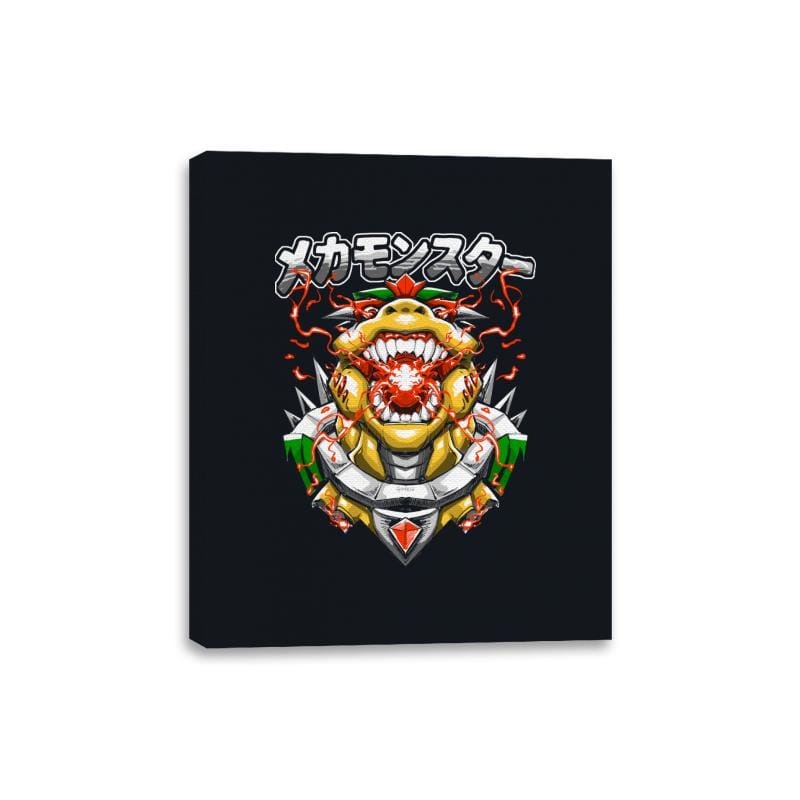 Mecha Monster - Canvas Wraps Canvas Wraps RIPT Apparel 8x10 / Black