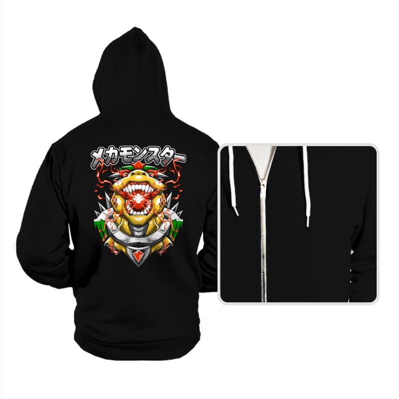 Mecha Monster - Hoodies Hoodies RIPT Apparel Small / Black