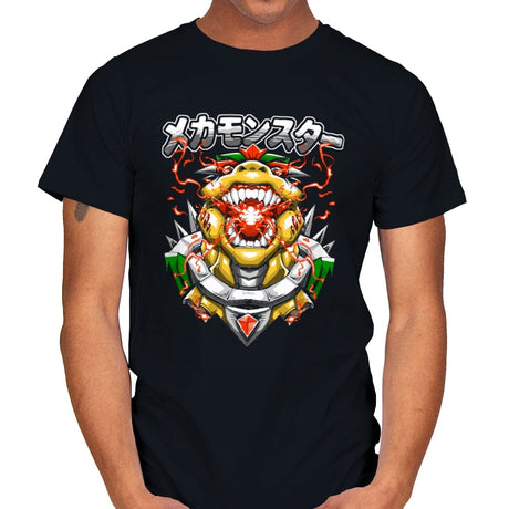 Mecha Monster - Mens T-Shirts RIPT Apparel Small / Black