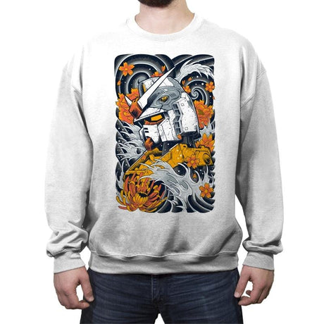 Mecha Otaku - Crew Neck Sweatshirt Crew Neck Sweatshirt RIPT Apparel