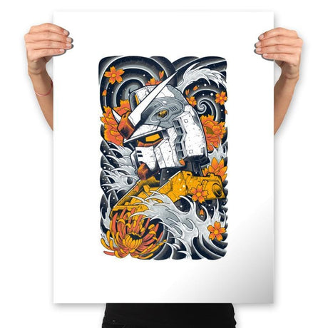 Mecha Otaku - Prints Posters RIPT Apparel 18x24 / White