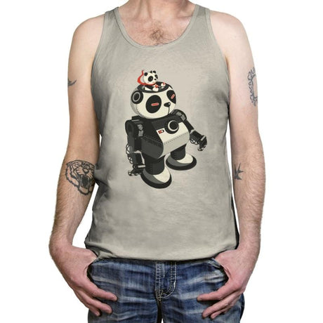 Mecha Panda - Tanktop Tanktop RIPT Apparel