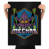 Mechas - Prints Posters RIPT Apparel 18x24 / Black