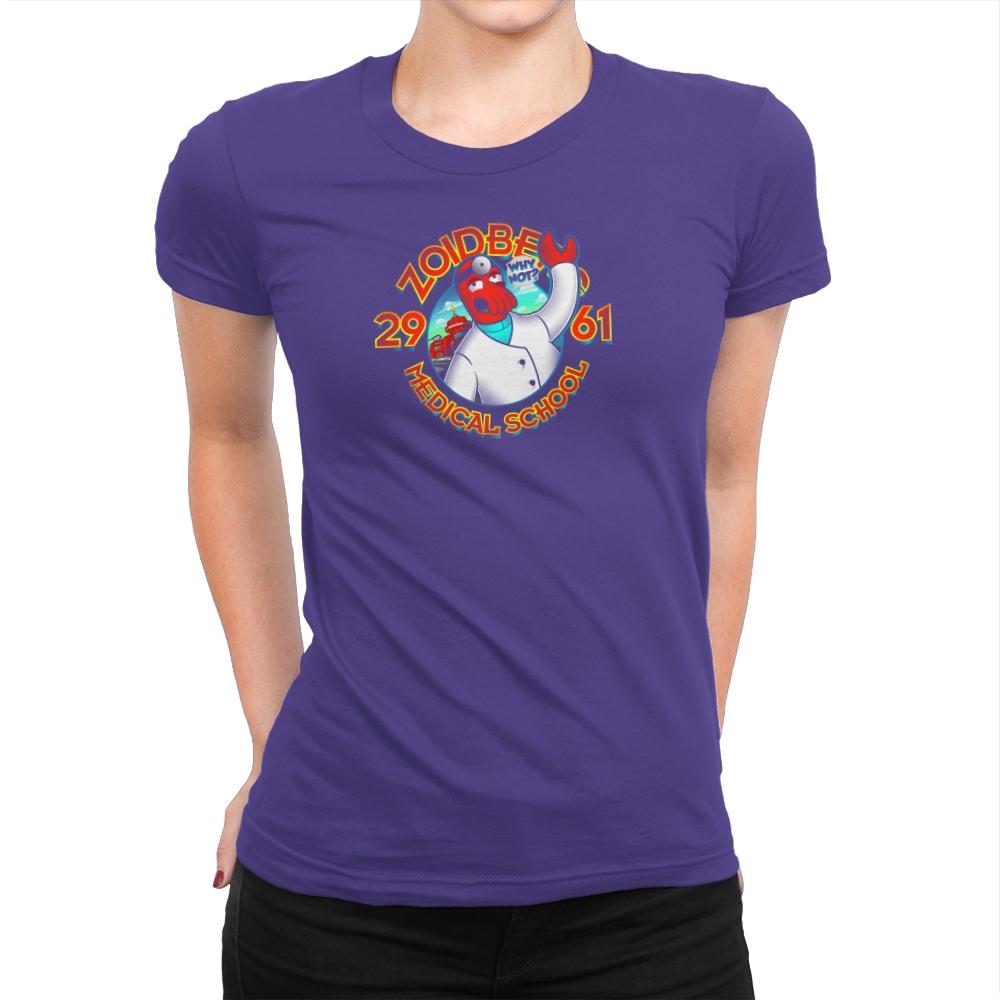 Med. School Of The Future Exclusive - Womens Premium T-Shirts RIPT Apparel Small / Purple Rush