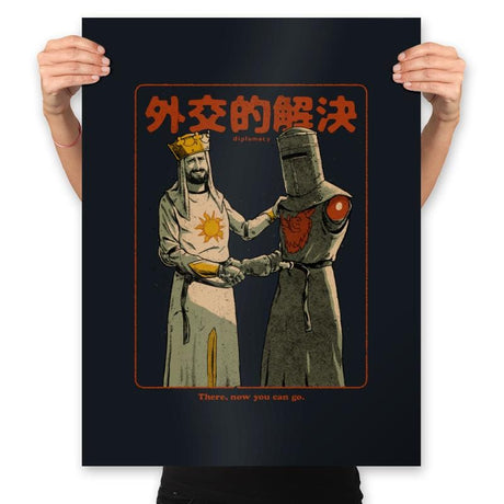 Medieval Diplomacy - Prints Posters RIPT Apparel 18x24 / Black