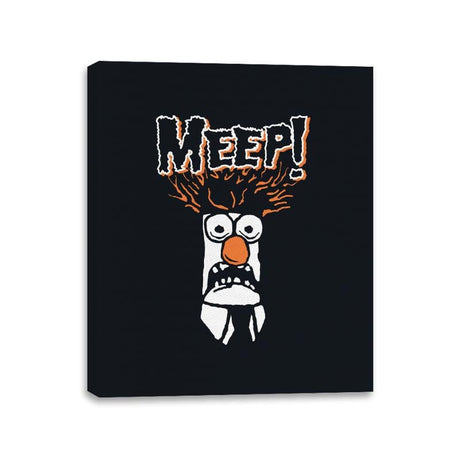 Meep! - Canvas Wraps Canvas Wraps RIPT Apparel 11x14 / Black