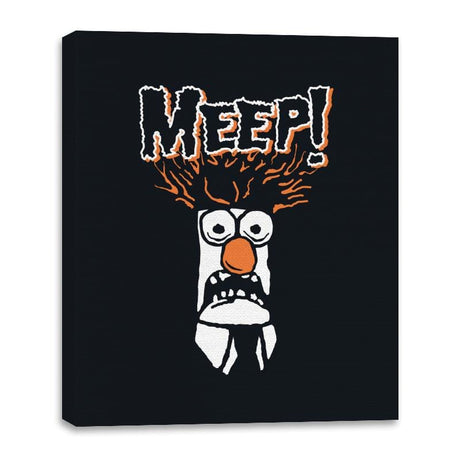 Meep! - Canvas Wraps Canvas Wraps RIPT Apparel 16x20 / Black