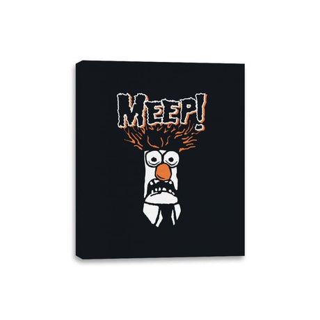 Meep! - Canvas Wraps Canvas Wraps RIPT Apparel 8x10 / Black