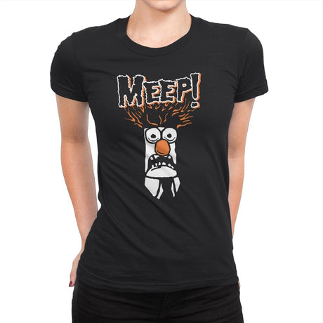 Meep! - Womens Premium T-Shirts RIPT Apparel Small / Black