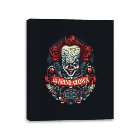 Meet the Dancing Clown - Canvas Wraps Canvas Wraps RIPT Apparel 11x14 / Black