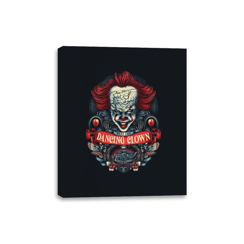 Meet the Dancing Clown - Canvas Wraps Canvas Wraps RIPT Apparel 8x10 / Black