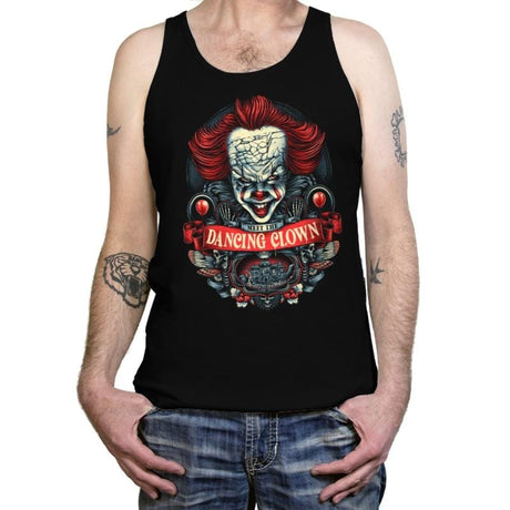 Meet the Dancing Clown - Tanktop Tanktop RIPT Apparel X-Small / Black