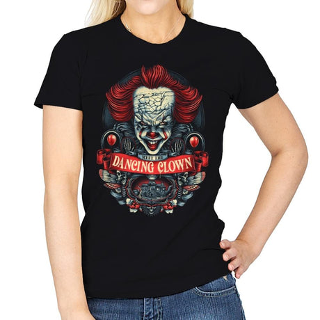 Meet the Dancing Clown - Womens T-Shirts RIPT Apparel Small / Black