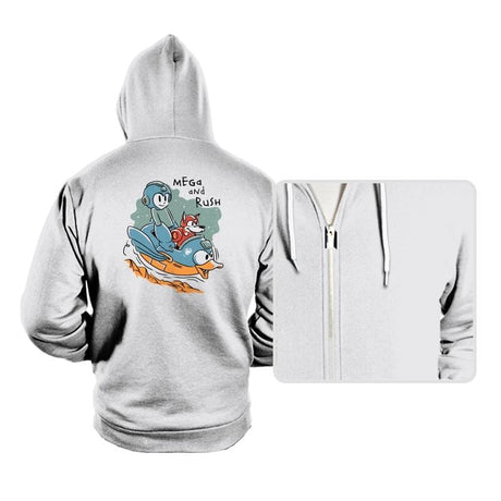 Mega and Rush - Hoodies Hoodies RIPT Apparel