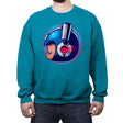 Mega Jam - Crew Neck Sweatshirt Crew Neck Sweatshirt RIPT Apparel Small / Antique Sapphire