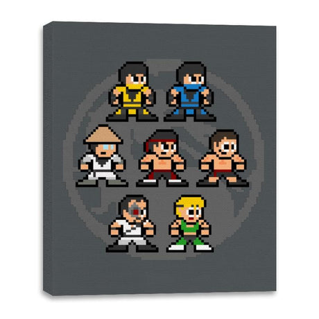 Mega Kombat - Canvas Wraps Canvas Wraps RIPT Apparel 16x20 / Charcoal