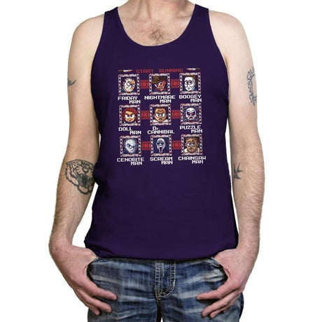 Mega Slashers Exclusive - Dead Pixels - Tanktop Tanktop RIPT Apparel X-Small / Team Purple