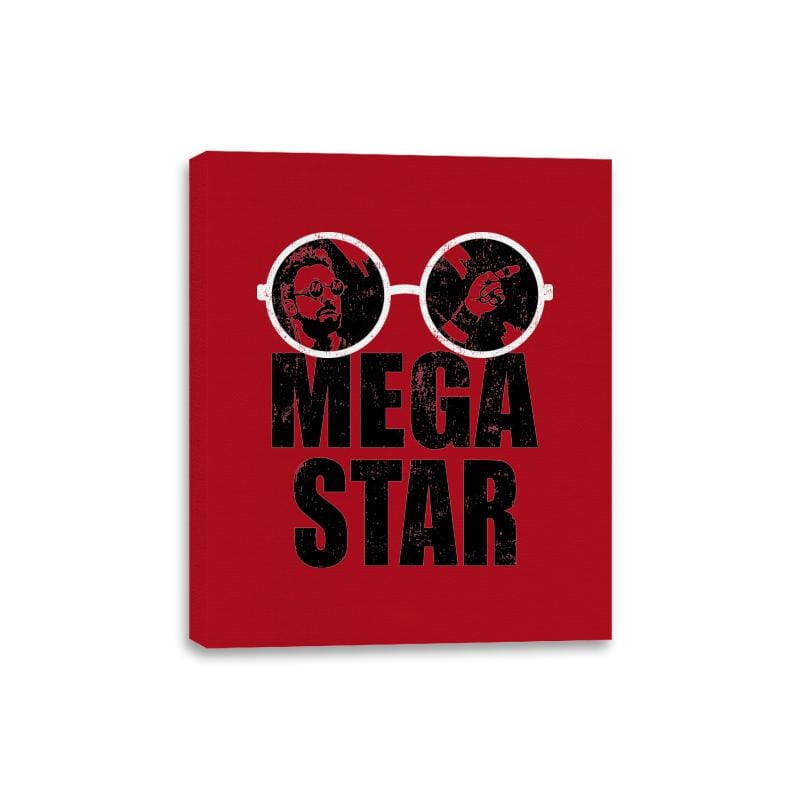 Mega Star Year! - Canvas Wraps Canvas Wraps RIPT Apparel 8x10 / Red