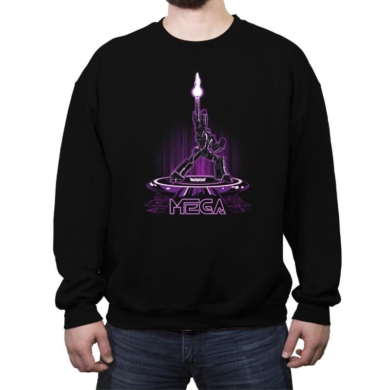 MEGA-TRON Reprint - Crew Neck Sweatshirt Crew Neck Sweatshirt RIPT Apparel Small / Black