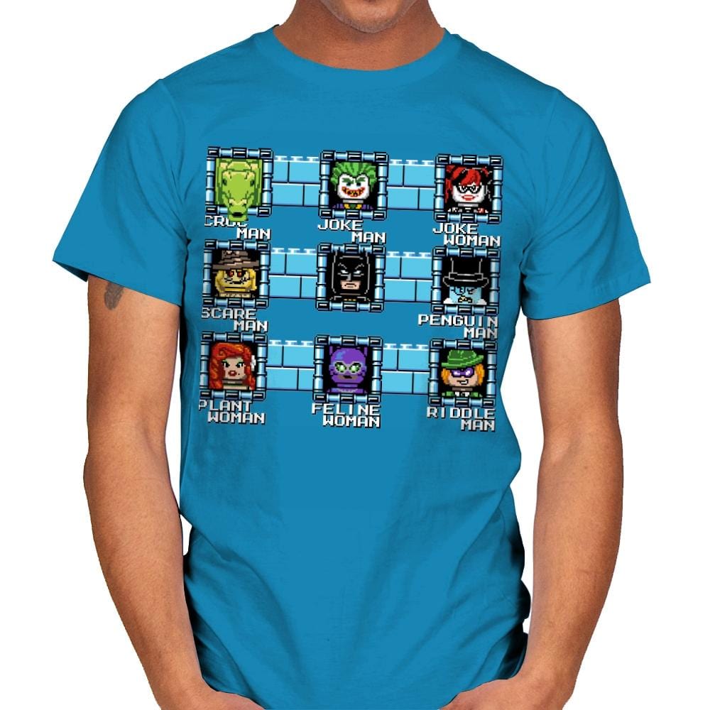 MegaBat Brick Masters Exclusive - Mens T-Shirts RIPT Apparel Small / Sapphire