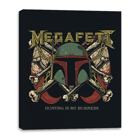 Megafett - Canvas Wraps Canvas Wraps RIPT Apparel 16x20 / Black