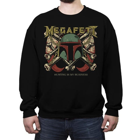 Megafett - Crew Neck Sweatshirt Crew Neck Sweatshirt RIPT Apparel Small / Black